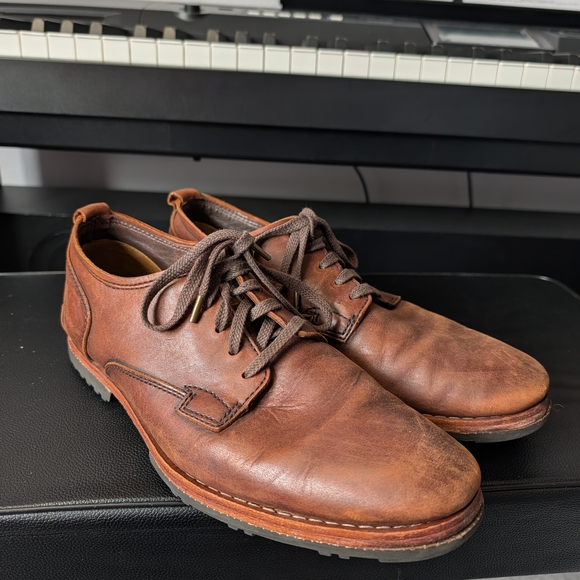 Timberland Boot Company Leather Oxfords Men’s 9 Brown Lace Up Shoes A19V9